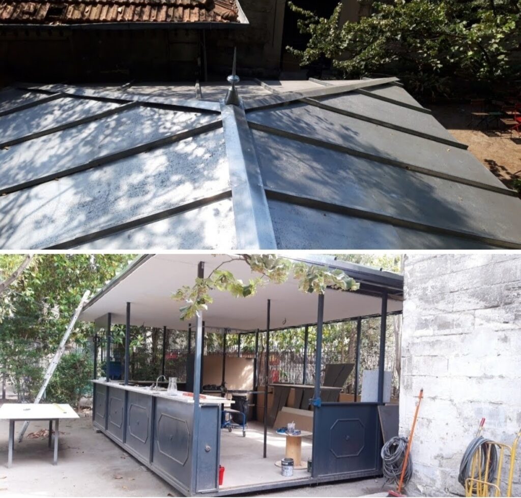 Toiture zinc