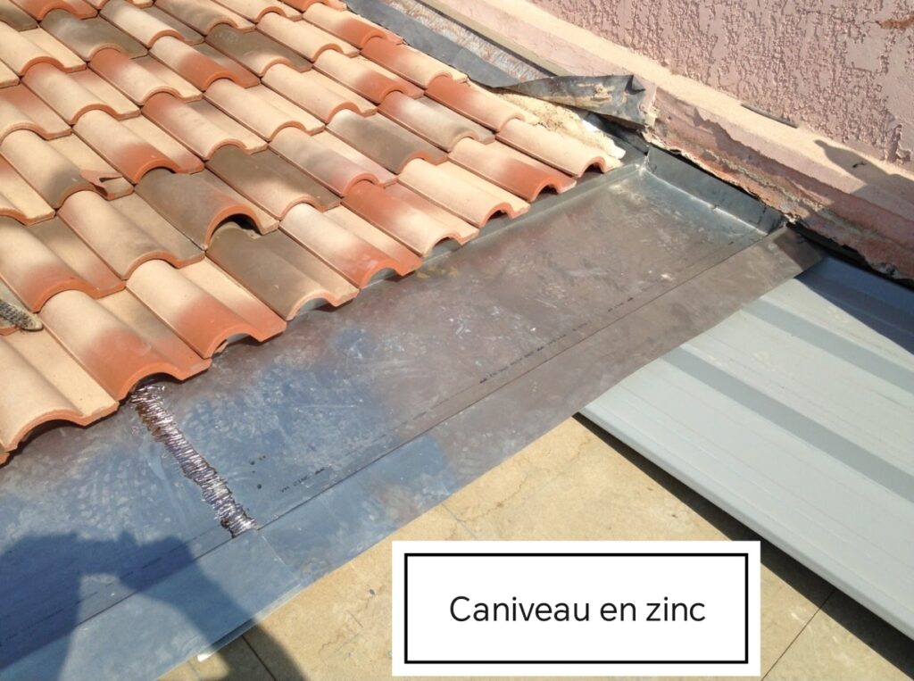 Caniveau zinc